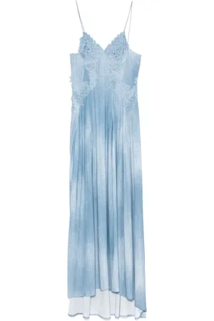 ERMANNO SCERVINO Abito lungo con stampa denim