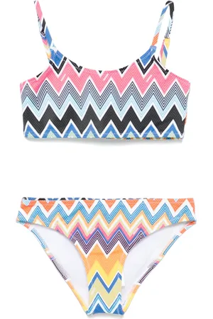 Missoni Bikini con stampa a zigzag