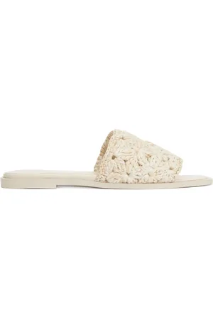 Fabiana Filippi Sandali slides in macramé