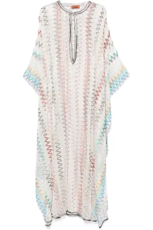 Missoni Caftano traforato in maglia traforata