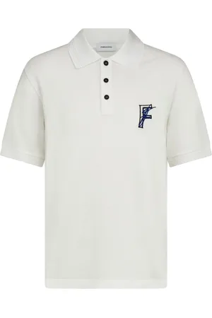 Salvatore Ferragamo Polo in cotone con ricamo logo