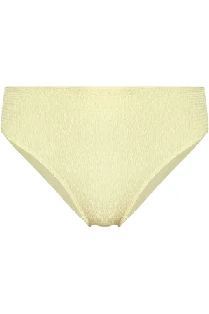 Tory Burch Slip bikini con lavorazione a punto smock