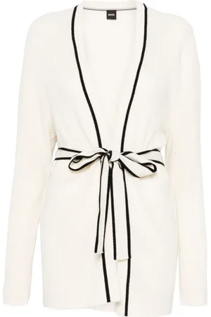 HUGO BOSS Cardigan con dettagli a righe