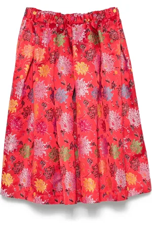 Comme des Garçons Gonna midi a fiori
