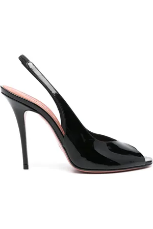 Amina Muaddi Pumps Kristina con cinturino posteriore 105mm