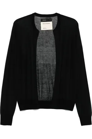 Frenckenberger Cardigan in maglia fine