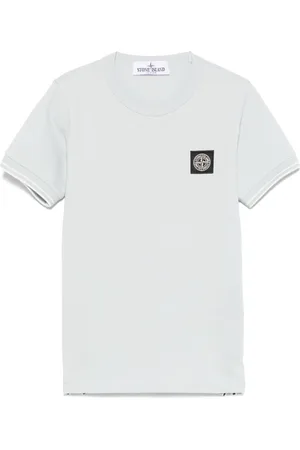 Stone Island T-shirt con applicazione Compass