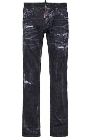 Dsquared2 Jeans dritti con effetto vissuto