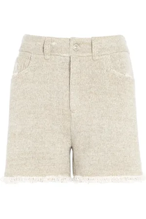 Barrie Shorts denim con frange