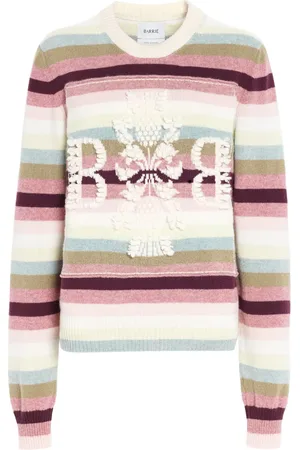 Barrie Maglione in cashmere con logo 3D