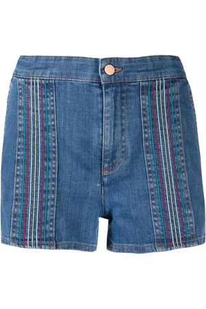 See by Chloé Shorts denim con dettaglio cuciture