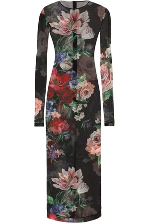 Dolce & Gabbana Abito midi a fiori