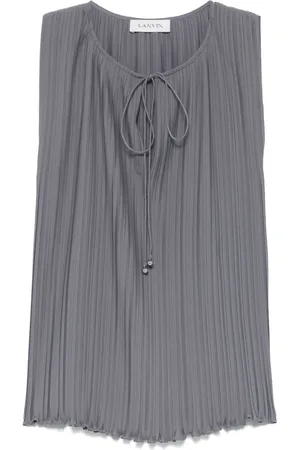 Lanvin Blusa plissettata