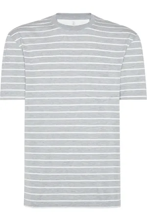 Brunello Cucinelli T-shirt a righe
