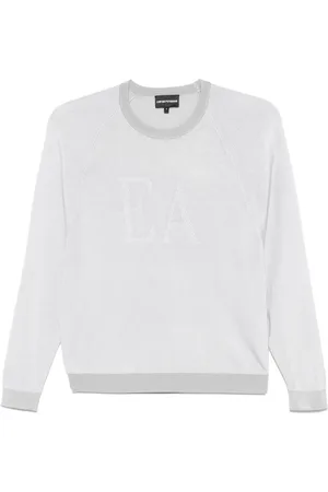 Emporio Armani Maglione con logo jacquard