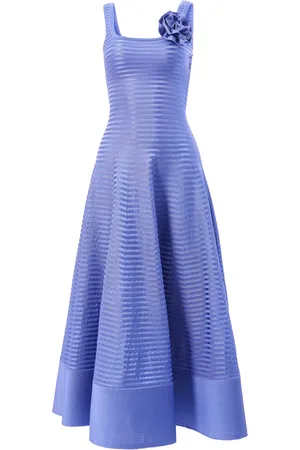 Carolina Herrera Abito Rosette a righe