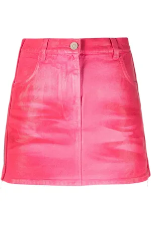 Givenchy Gonna midi denim con zip