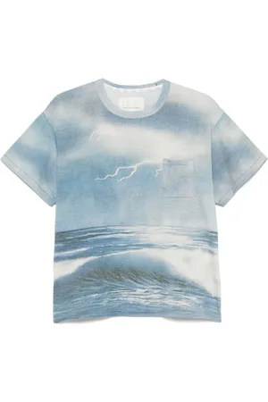 ERL Camicia con stampa Landscape