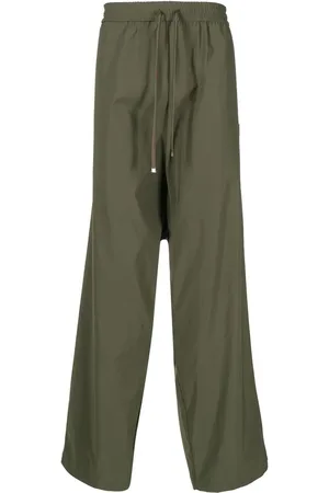 Maison Mihara Yasuhiro Pantaloni a gamba ampia con coulisse