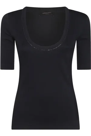 Fabiana Filippi Top in cotone elasticizzato