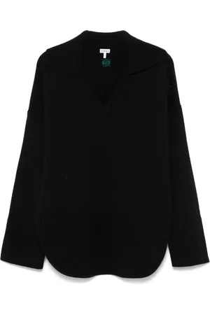 Loewe Maglione in lana con colletto polo