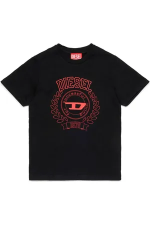 Diesel T-shirt in cotone con ricamo