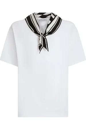 Dolce & Gabbana T-shirt con dettaglio foulard