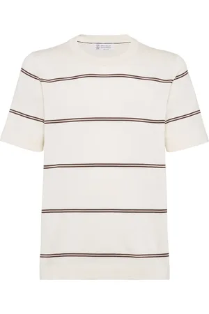 Brunello Cucinelli T-shirt a righe