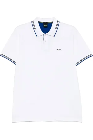 HUGO BOSS Polo con logo gommato