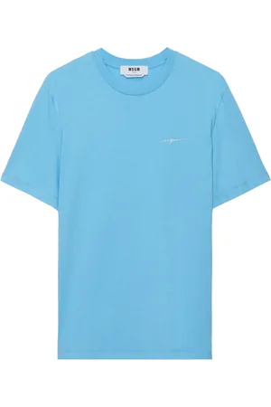 Msgm T-shirt con logo ricamato