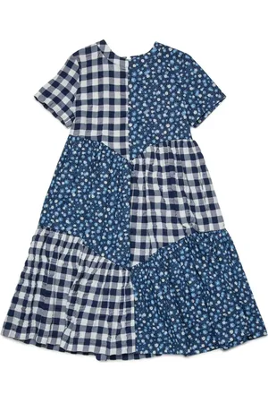MAX&Co. Kids Abito con design patchwork