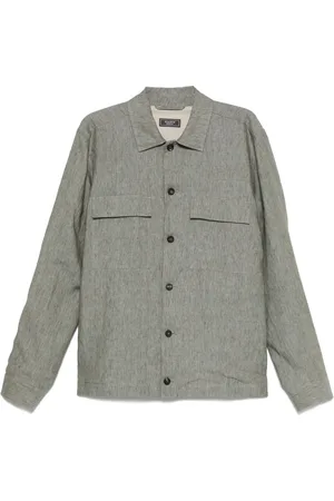 PESERICO SIGN Giacca-camicia con effetto m??lange