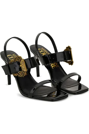 VERSACE Sandali con fibbia Barocco 85mm