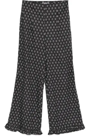 BATSHEVA Pantaloni con ruches