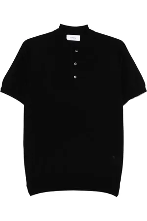 LARDINI Polo in maglia fine