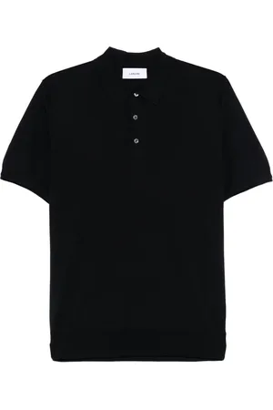 LARDINI Polo in maglia fine