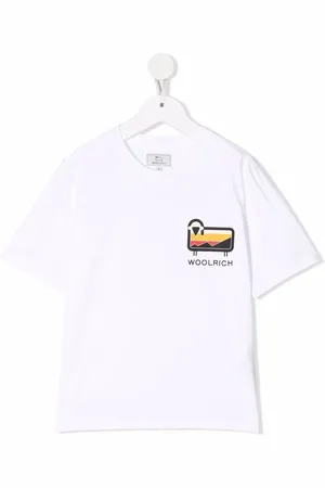 Woolrich T-shirt in cotone biologico con stampa