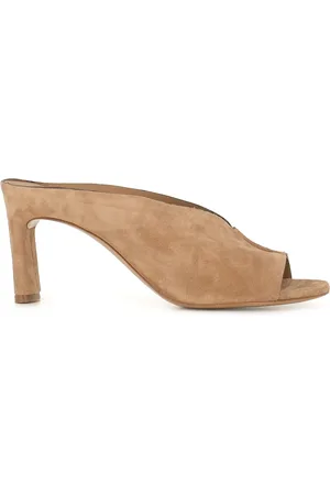 ROBERTO DEL CARLO Mules in pelle scamosciata 80mm