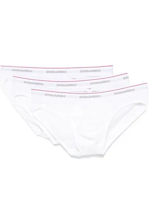 Dsquared2 Set di tre slip con logo