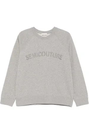 SEMICOUTURE Felpa con stampa logo
