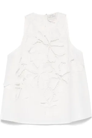 FORTE FORTE Blusa con applicazioni a fiori