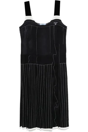 Prada Abito midi a righe anni 2000