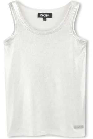 DKNY Canotta con placca logo