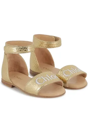 Chloé Sandali metallizzati