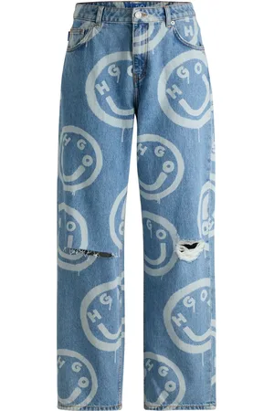 HUGO BOSS Jeans con stampa