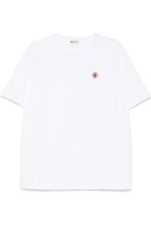 Bally T-shirt con logo ricamato