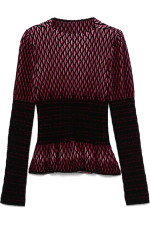 Alaïa Maglione con effetto jacquard anni 2000