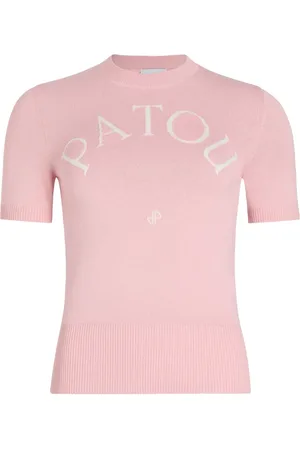 Patou T-shirt con logo jacquard