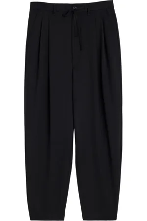 LEMAIRE Pantaloni plissettati con coulisse in vita