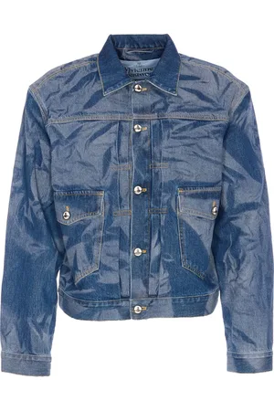 Vivienne Westwood Giacca denim con effetto stropicciato